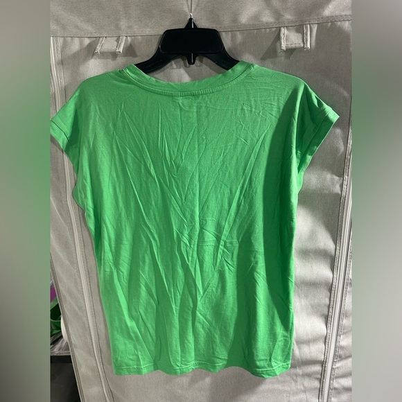 Caslon Relaxed Fit V Neck Short Sleeve Shirt Size XS Cotton - Picture 6 of 6